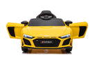 12v Audi R8 Spyder Kids Electric Rid On Car - White - Titan Toys