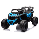 kids blue can am ride on jeep 24 volt