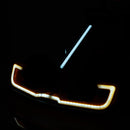 a large drifting go kart with led lights, handbrake and parent remote control