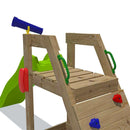 Go Wild Kids 6ft Freestanding Climb & Slide With Platform & Telescope - Titan Toys