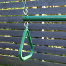 Go Wild Swing Set With 65cm Nest, Climbing Wall , Trapeze & 8ft Slide - Titan Toys