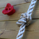 Go Wild Swing Set With 65cm Nest, Climbing Wall , Trapeze & 8ft Slide - Titan Toys