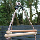 Go Wild Wooden Nest Swing , Triangle Ladder & Slide Set - Titan Toys
