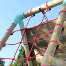 Go Wild Wooden Swing Set With XL Nest, Climbing Wall + 8ft Slide - Titan Toys