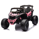 24v girls pink can am maverick ride on jeep