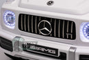Licensed 12v Mercedes G63 G Wagon Kids Ride On Jeep - White - Titan Toys
