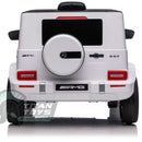 Licensed 12v Mercedes G63 G Wagon Kids Ride On Jeep - White - Titan Toys