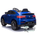 Licensed 12v Mercedes GLC 63s AMG 4WD Kids Ride On Jeep - Blue - Titan Toys