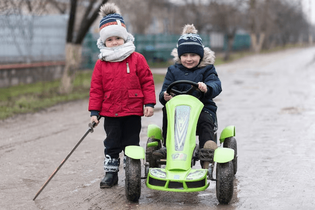 Teaching Kids Road Safety with Ride-On Cars