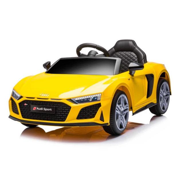 yellow kids audi r8 12 volt 