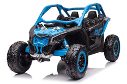 kids ride on can am maverick 24 volt electric ride on buggy in blue and black colour 