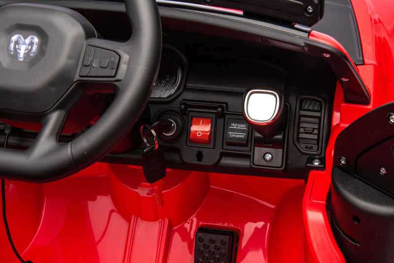 ride on fire engine fo kids with seat belt and parent remote control 