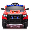 a red fire rescue truck for kids to drive 