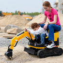 Dirt Traxx 24v Digger Excavator Ride On With Bucket Arm & Front Shovel