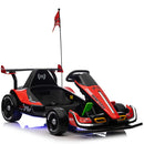 kids red drift kart 24 volt battery