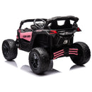 pink ride on jeep for girls with a 24 volt battery 