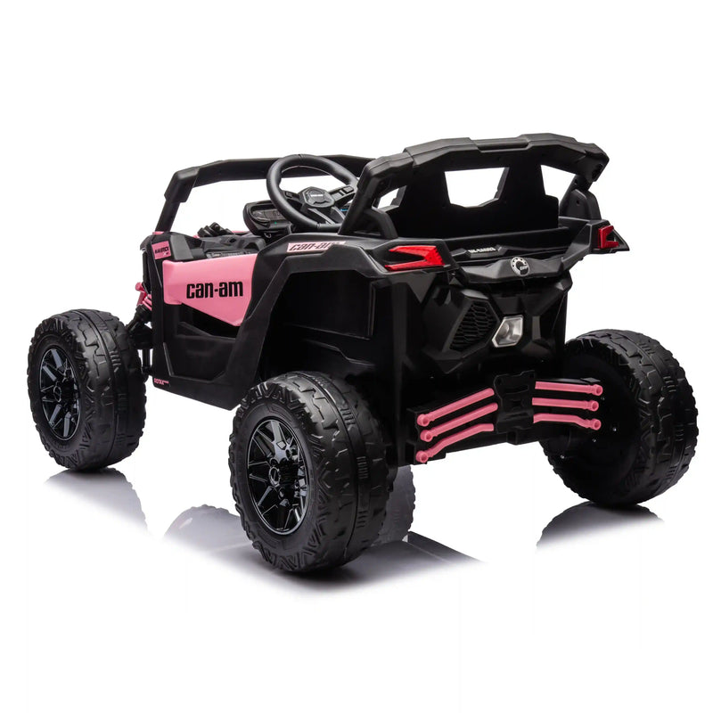 pink ride on jeep for girls with a 24 volt battery 