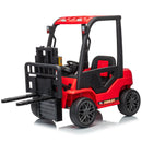 a powerful kids ride on forklift with real electric lifter and play pallet 