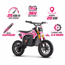 a motorcross electric bike for girls aged 6,7 and 8 years
