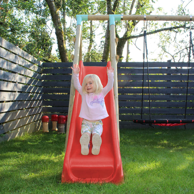 8ft garden slide with swing