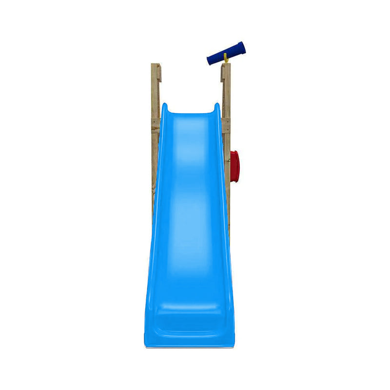 free standing 8 foot blue slide