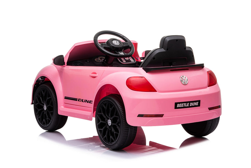 pink electric girls volkswagen ride on car 