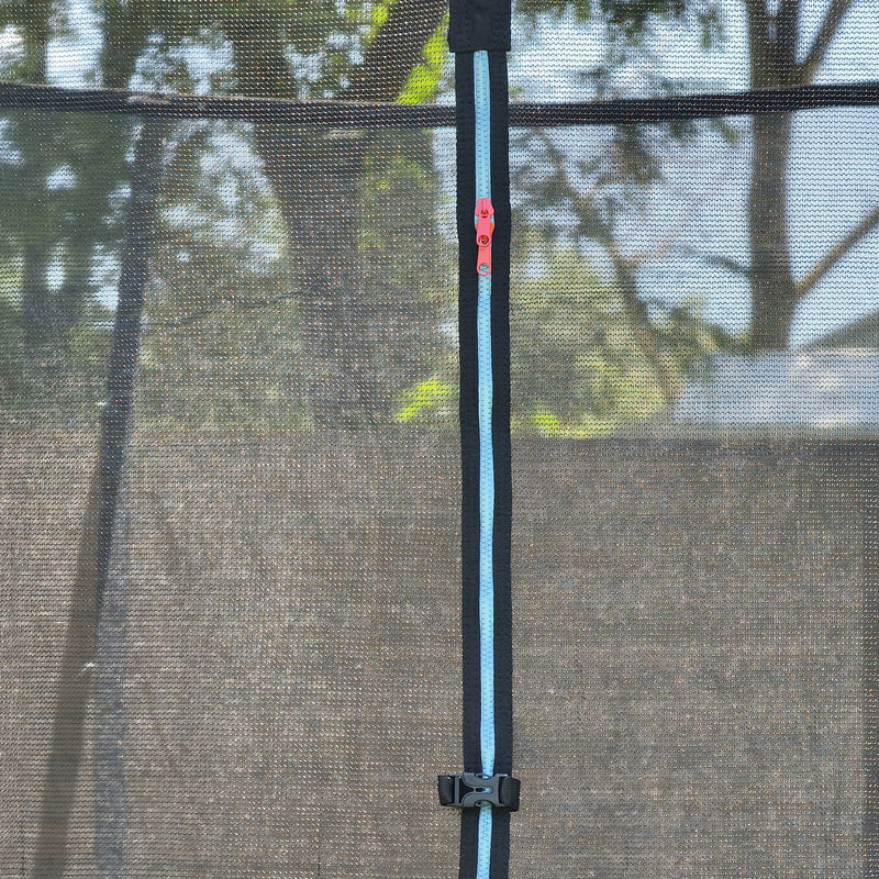a airborne trampoline safety net with strong zip 