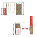 jungle gym style swing sets