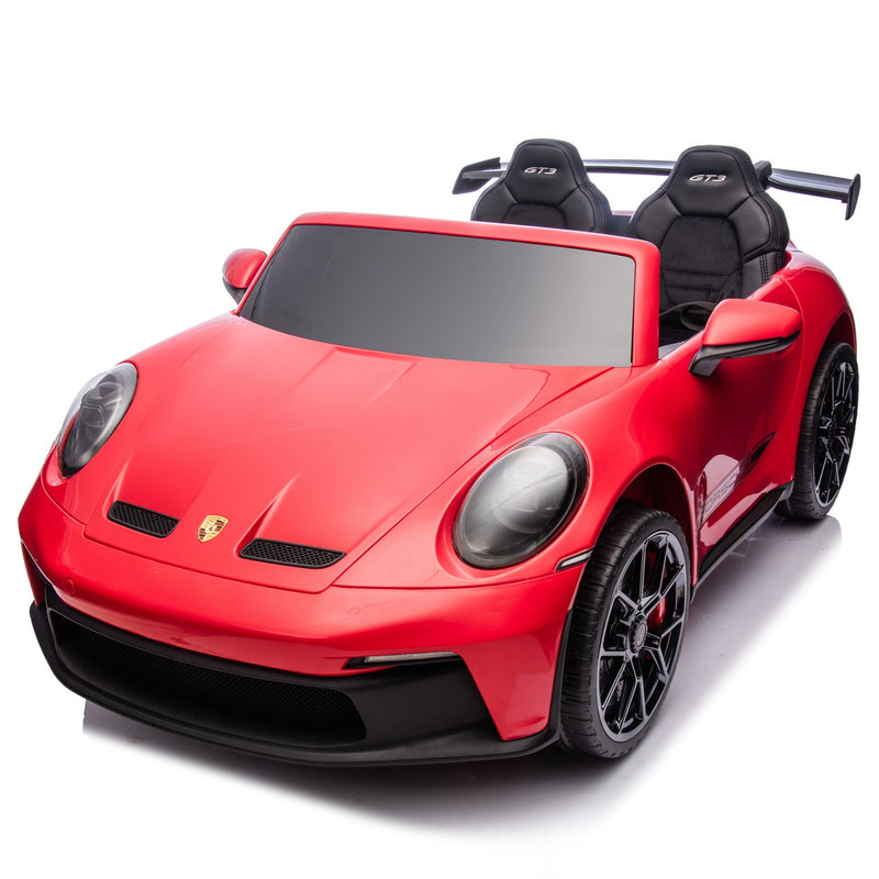 red porsche 911 kids 2 seater ride on car 