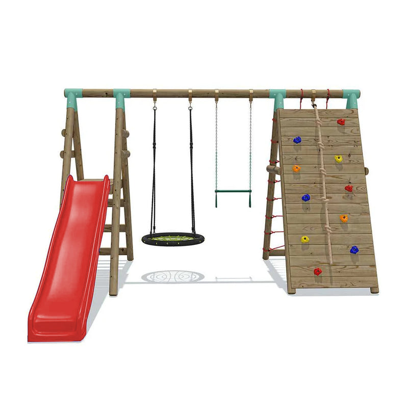 8ft slide and swing set 
