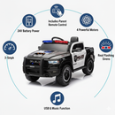a 24 volt kids ride on electric dodge ram american police car