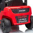 a children's real driving fork lift truck with real lifting 