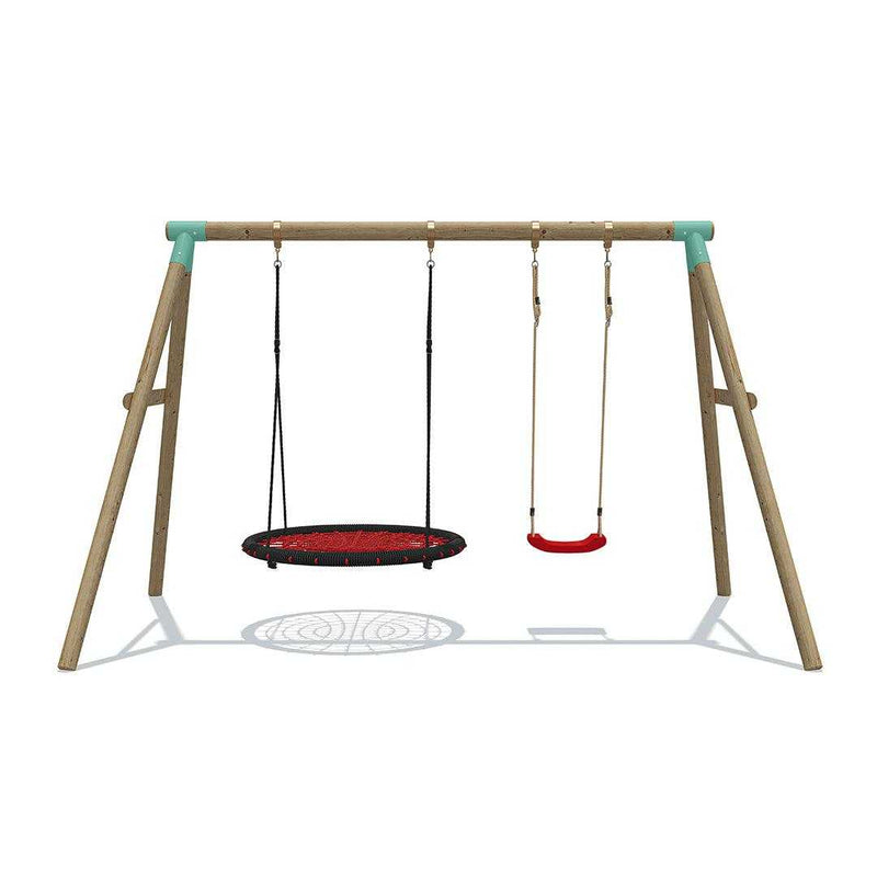 Go Wild 120cm Round Nest with Swing Seat - Titan Toys 