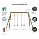 double-wooden-kids-swing-set