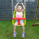 Go Wild Grow With Me 2 in 1 Wooden Swing Set - Titan Toys 