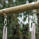 Go Wild Grow With Me 2 in 1 Wooden Swing Set - Titan Toys 