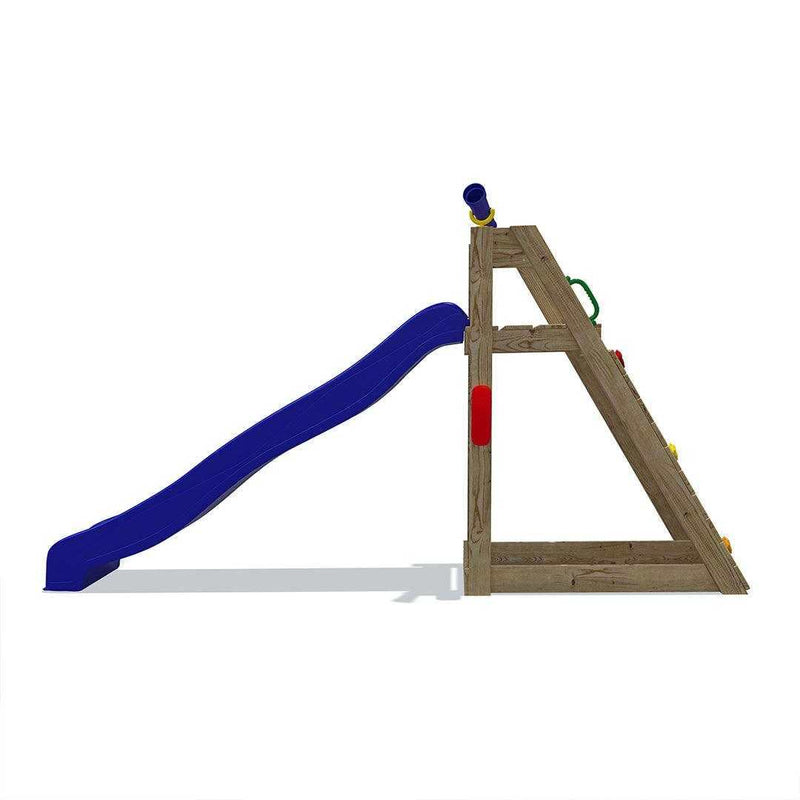 Go Wild Kids 8ft Freestanding Climb & Slide With Platform & Telescope - Titan Toys 