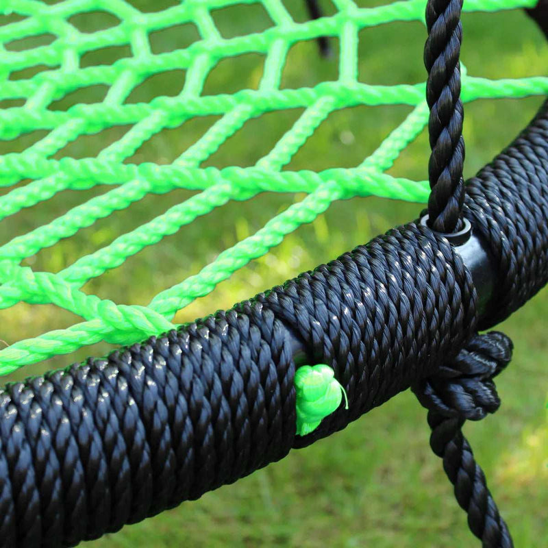 lime green large adult nest swing 