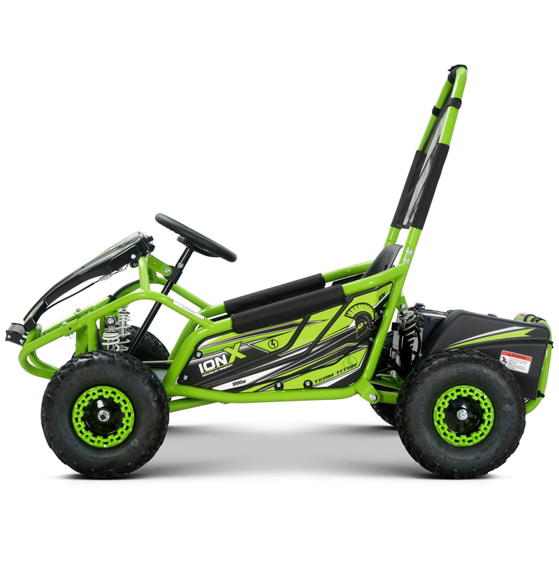 ion-x kids powerful off road go kart 