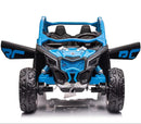 childrens can am 24v off road buggy in blue