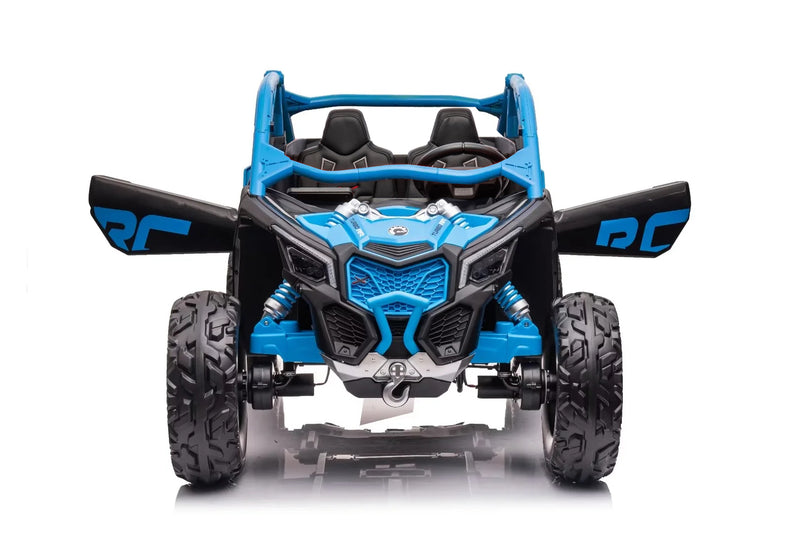 childrens can am 24v off road buggy in blue