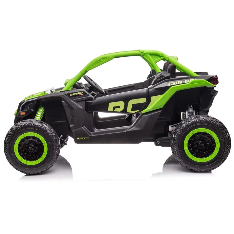 off road can am maverick 24v off road electric buggy with parent remote control lime green 