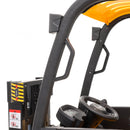 a yellow kids ride on 24v forklift truck 