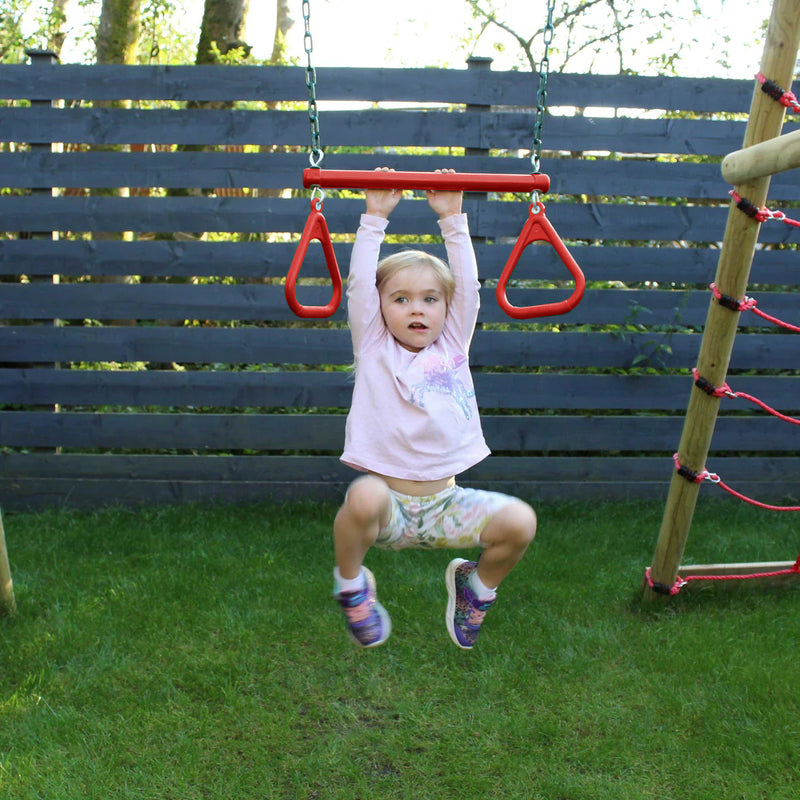 kids trapeze swing made of metal