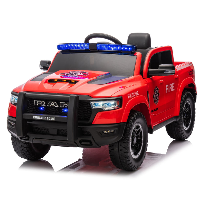 24v kids ride on electric fire truck 