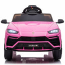 a childrens ride on licesned pink lambo urus