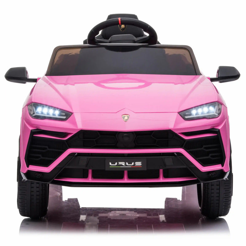 a childrens ride on licesned pink lambo urus