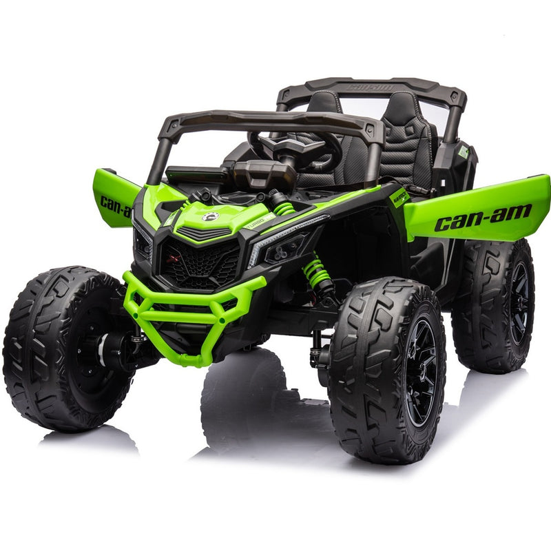 kids mini off road can am maverick 24v off road electric buggy lime green