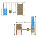 outdoor toys for the garden made of wood