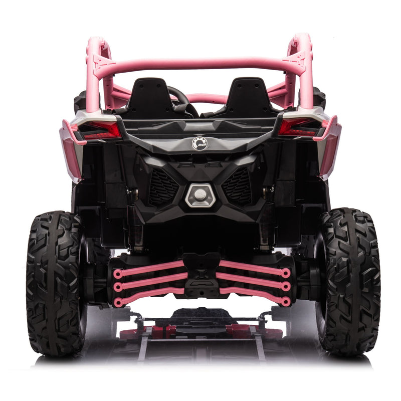 girls pink large can am maverick 24v ride on jeep 